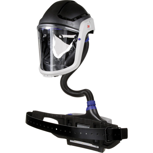 Trousse industrielle lourde pour APR motoris&eacute; TR-600 de Versaflo, Capuchon & visi&egrave;re, Pile Lithium-ion Planification Entrepots Molloy