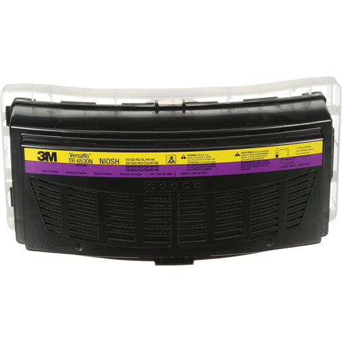 Cartouche pour appareils de protection respiratoire (APR) &agrave; &eacute;puration d'air motoris&eacute; Versaflo, Gaz acide/Vapeur organique, Paquet de 1 Planification Entrepots Molloy