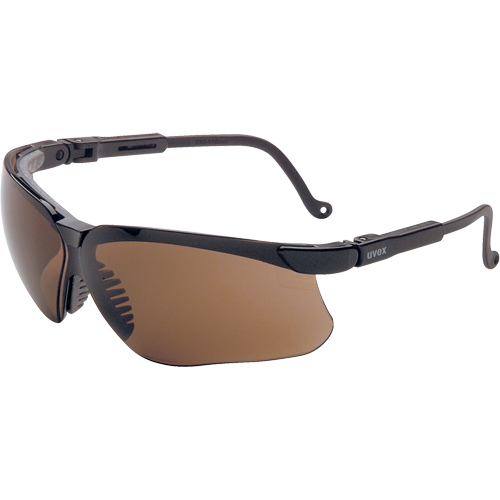 Lunettes de s&eacute;curit&eacute; Uvex Genesis avec lentilles HydroShield, Lentille Brun, Antibu&eacute;e, R&eacute;pond ou surpasse la norme CSA Z94.3 Planification Entrepots Molloy