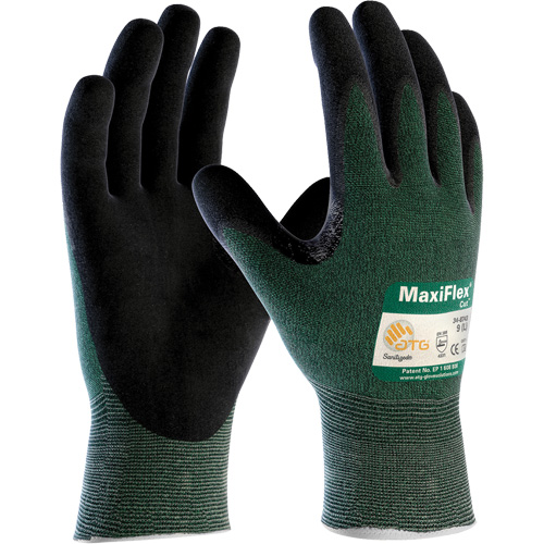 Gants en tricot sans coutures MaxiFlex Cut ATG, Taille T-petit, Calibre 15, Rev&ecirc;tement Mousse de nitrile, Enveloppe en Poly&eacute;thyl&egrave;ne, ANSI/ISEA 105 niveau 2/EN 388 niveau 3 Planification Entrepots Molloy