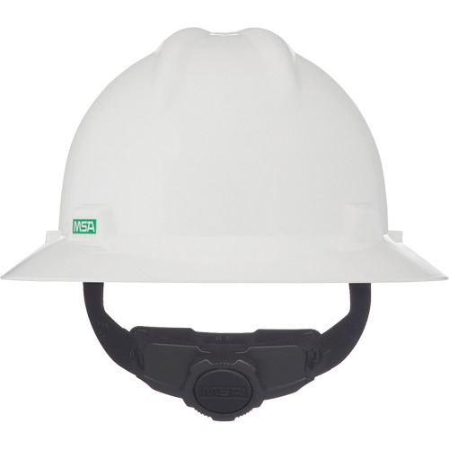 Casques de s&eacute;curit&eacute; &agrave; bordure compl&egrave;te V-Gard, R&eacute;pond aux normes CSA type 1, Suspension Rochet, Non ventil&eacute; Planification Entrepots Molloy