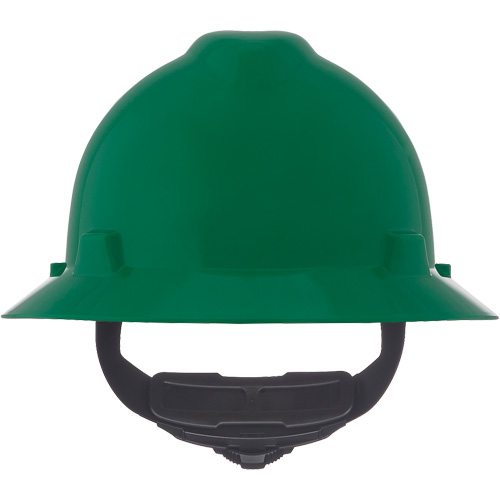 Casques de s&eacute;curit&eacute; &agrave; bordure compl&egrave;te V-Gard, R&eacute;pond aux normes CSA type 1, Suspension Rochet, Non ventil&eacute; Planification Entrepots Molloy