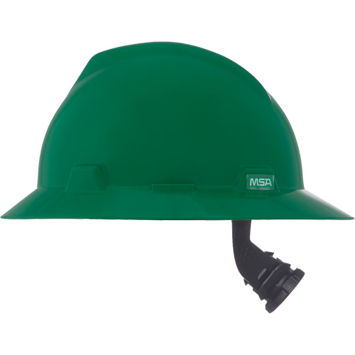 Casques de s&eacute;curit&eacute; &agrave; bordure compl&egrave;te V-Gard, R&eacute;pond aux normes CSA type 1, Suspension Rochet, Non ventil&eacute; Planification Entrepots Molloy