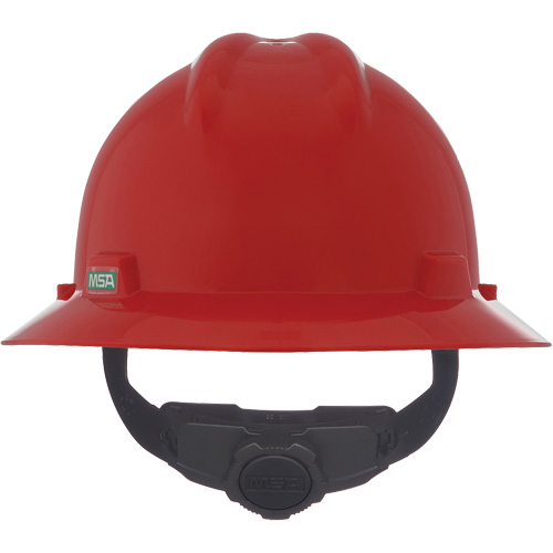 Casques de s&eacute;curit&eacute; &agrave; bordure compl&egrave;te V-Gard, R&eacute;pond aux normes CSA type 1, Suspension Rochet, Non ventil&eacute; Planification Entrepots Molloy