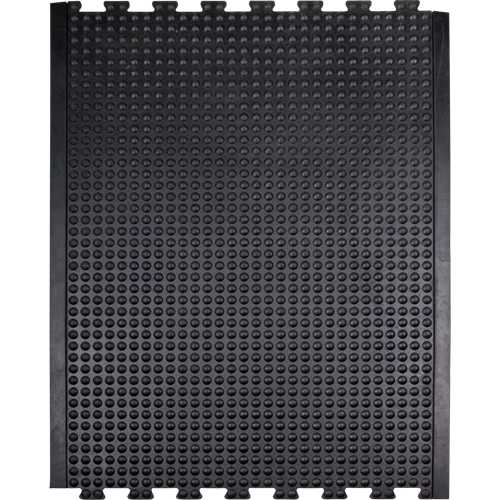 Anti-Fatigue Dome Matting, Bubbled, 3' x 4' x 1/2", Black, Rubber Planification Entrepots Molloy