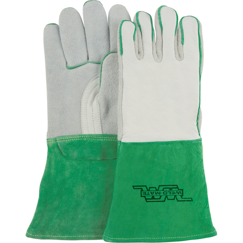 Gants de soudage robustes, Cuir de vache refendu, Taille Moyen Planification Entrepots Molloy