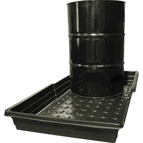 Drum Decks, 30.5" L x 57" W x 6" H, 33 US gal. Spill Capacity Planification Entrepots Molloy