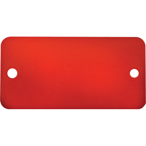 &eacute;tiquettes vierges, Aluminium, 3" la x 1" h Planification Entrepots Molloy