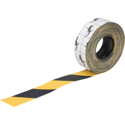 Premium Anti-Skid Tape, 3" x 60', Black & Yellow Planification Entrepots Molloy