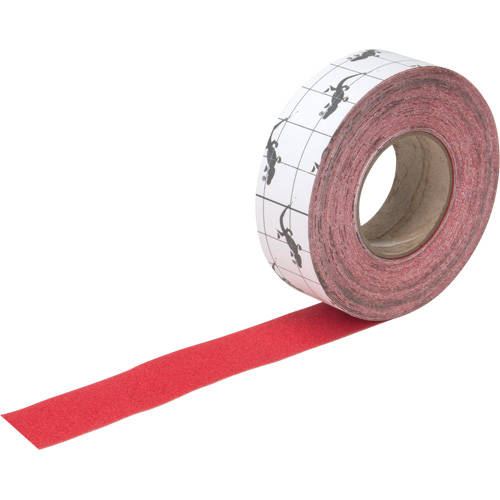 Premium Anti-Skid Tape, 2" x 60', Red Planification Entrepots Molloy