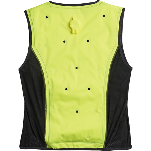 Vestes refroidissantes &agrave; &eacute;vaporation s&egrave;che Chill-Its 6685, Moyen, Jaune lime haute visibilit&eacute; Planification Entrepots Molloy