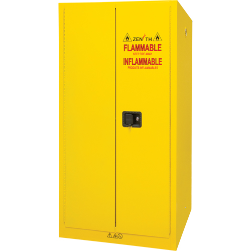 Armoire pour produits inflammables, 60 gal., 2 Porte(s), 34" La x 65" h x 34" p Planification Entrepots Molloy