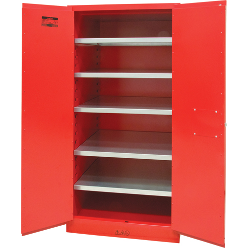 Paint/Ink Cabinet, 96 gal., 5 Shelves Planification Entrepots Molloy