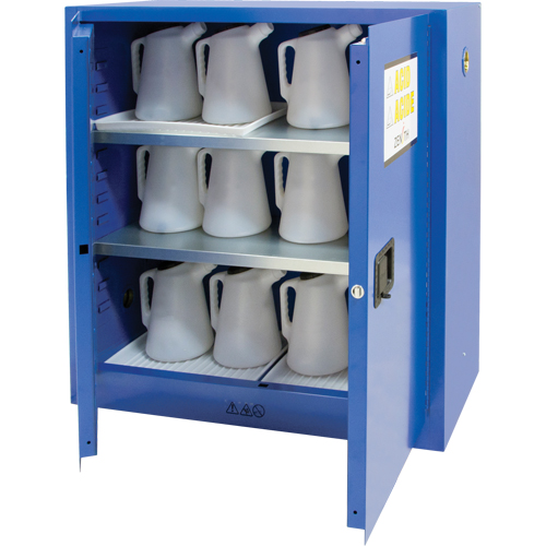 Armoire pour liquides corrosifs, 30 gal., 43" x 44" x 18" Planification Entrepots Molloy