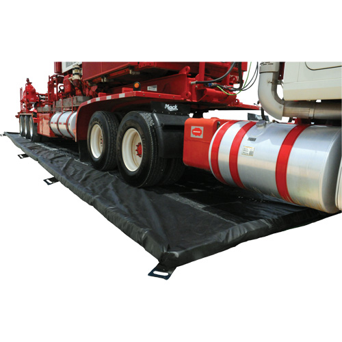 Berme Ultra-Containment Berms, Capacit&eacute; 1496 gal. US, 12' la x 50' lo x 4" h, Paroi en mousse Planification Entrepots Molloy