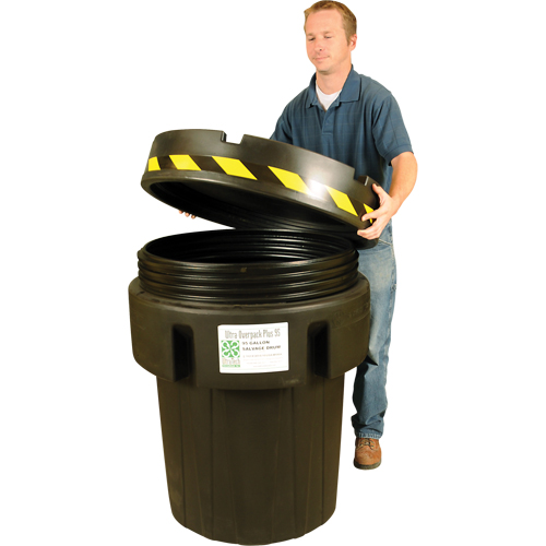 Baril de r&eacute;cup&eacute;ration Ultra-Recycled Overpack, 95 gal., Stationnaire Planification Entrepots Molloy
