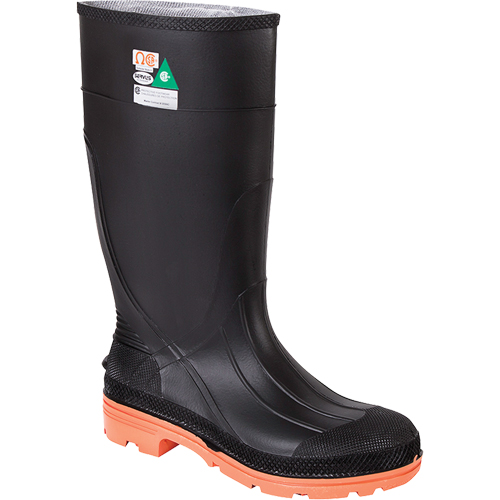 PRM Workboots, PVC, Steel Toe, Size 11, Puncture Resistant Sole Planification Entrepots Molloy