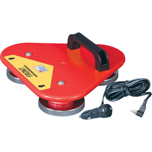 Support porte-drapeau Safety Whip, Fixation Aimant Planification Entrepots Molloy