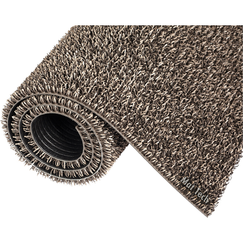 Tapis Astro-Plus, Poly&eacute;thyl&egrave;ne, Grattoir Type, Motif Textur&eacute;, 3-3/10' x 4', Brun Planification Entrepots Molloy
