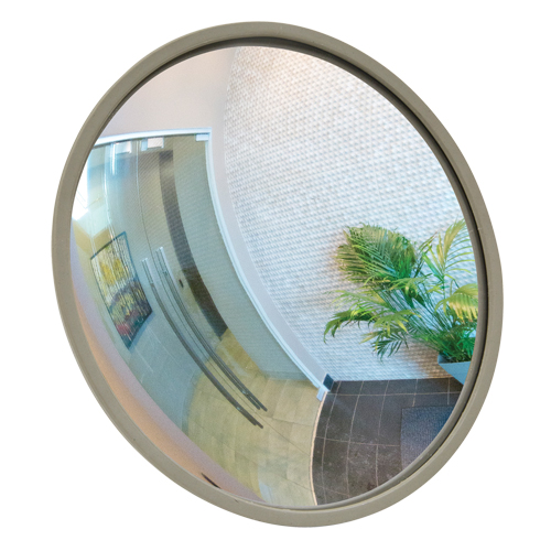 Convex Mirror with Bracket, Indoor/Outdoor, 12" Diameter Planification Entrepots Molloy