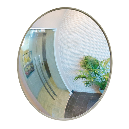 Miroir convexe avec support, Int&eacute;rieur/Ext&eacute;rieur, Diam&egrave;tre 30" Planification Entrepots Molloy