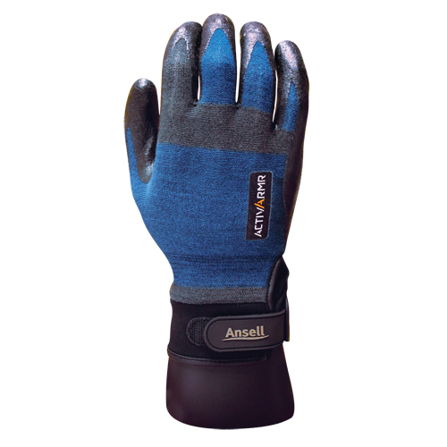ActivArmr&reg; HVAC 97-002 Gloves, 9/Large, Nitrile Coating, 18 Gauge, Nylon Shell Planification Entrepots Molloy