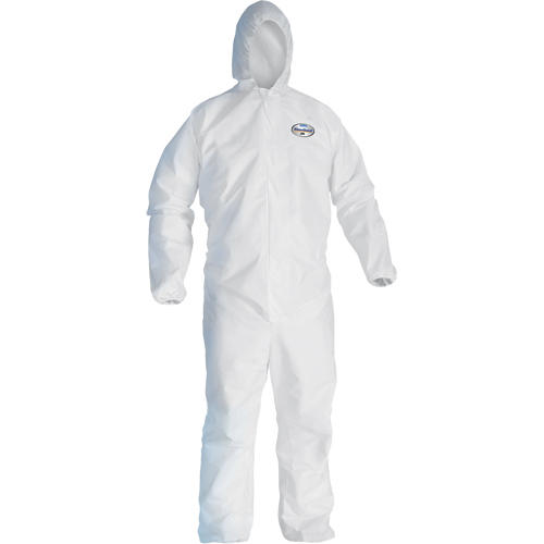 Kleenguard A45 Liquid/Particle Surface Prep & Paint Coveralls, Small, White, Microporous Planification Entrepots Molloy