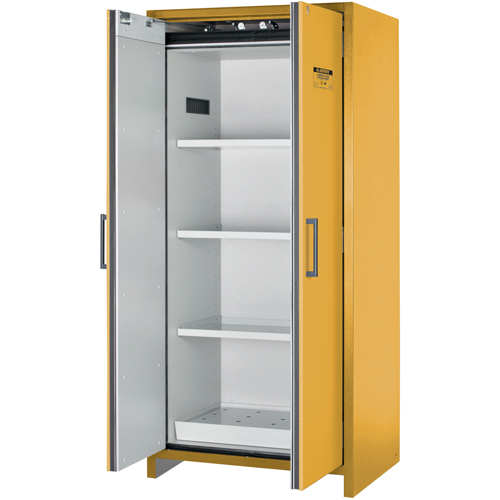Armoire d'entreposage 90 minutes s&eacute;curitaire et conforme &agrave; la norme EN, 30 gal., 2 Porte(s), 35,16" La x 76,89" h x 24,21" p Planification Entrepots Molloy