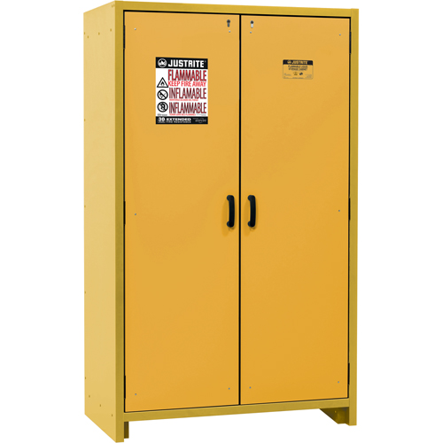 Armoire d'entreposage 30 minutes s&eacute;curitaire et conforme &agrave; la norme EN, 45 gal., 2 Porte(s), 45,83" La x 76,65" h x 24,21" p Planification Entrepots Molloy