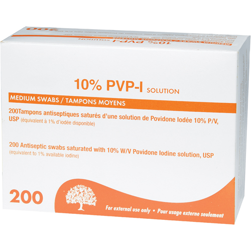 Traitement de pr&eacute;paration a&agrave; la povidone iod&eacute;e, Serviette, Antiseptique Planification Entrepots Molloy