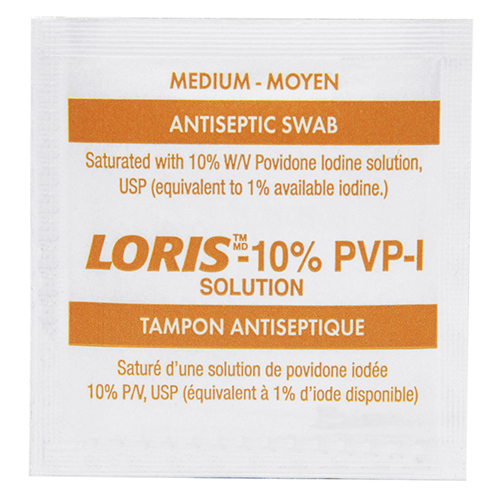Traitement de pr&eacute;paration a&agrave; la povidone iod&eacute;e, Serviette, Antiseptique Planification Entrepots Molloy