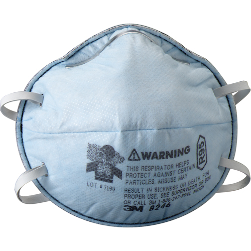 Respirateurs contre les particules 8246, R95, Certifi&eacute; NIOSH Planification Entrepots Molloy
