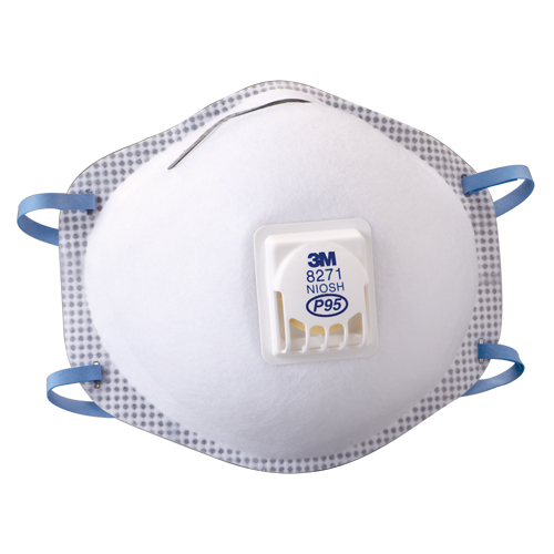 Respirateurs contre les particules 8271, P95, Certifi&eacute; NIOSH Planification Entrepots Molloy