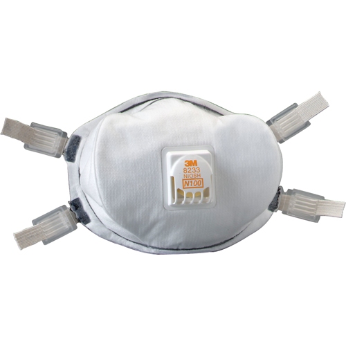 8233 Particulate Respirators, N100, NIOSH Certified Planification Entrepots Molloy