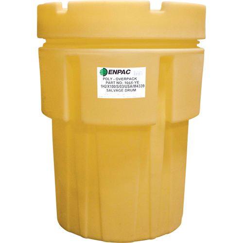 Barils de r&eacute;cup&eacute;ration Poly-Overpack 65, 65 gal. US, Stationnaire Planification Entrepots Molloy