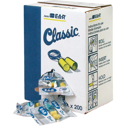 E-A-R Classic Earplugs, Bulk - Polybag, Corded Planification Entrepots Molloy