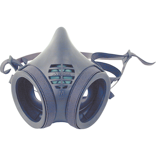 8000 Series Half-Mask Respirator, Elastomer/Thermoplastic, Small Planification Entrepots Molloy