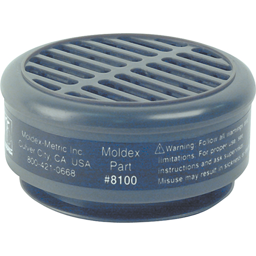 8000 Series Replacement Cartridges, Gas/Vapour Cartridge, Organic Vapour Planification Entrepots Molloy