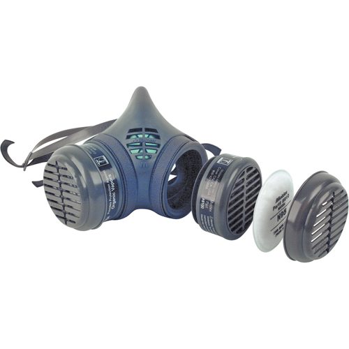 8000 Series Assembled Respirator, Elastomer/Thermoplastic, Medium Planification Entrepots Molloy