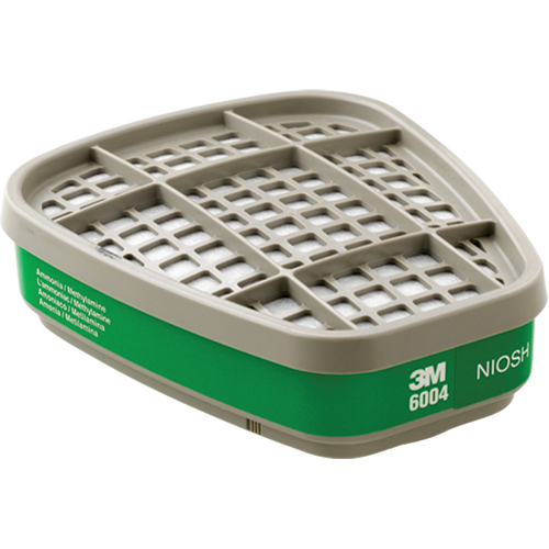 Cartouches pour respirateur s&eacute;rie 6000, Cartouche gaz/vapeur, Ammoniac/M&eacute;thylamine Planification Entrepots Molloy