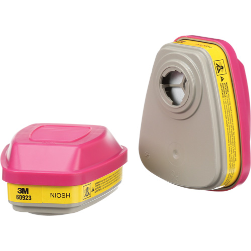 Cartouches pour respirateur s&eacute;rie 6000, Cartouche gaz/vapeur, Vapeurs organiques/Gaz acides/P100 Planification Entrepots Molloy