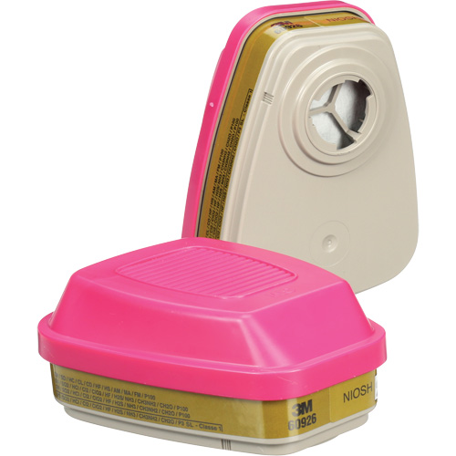 Cartouches pour respirateur s&eacute;rie 6000, Cartouche gaz/vapeur, Gaz multiples/Vapeurs/P100 Planification Entrepots Molloy