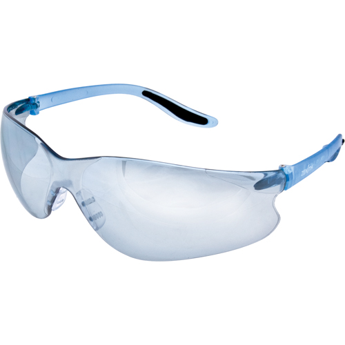 Lunettes de s&eacute;curit&eacute; s&eacute;rie Z500, Lentille Bleu/Miroir int&eacute;rieur/ext&eacute;rieur, Anti-&eacute;gratignures, ANSI Z87+/R&eacute;pond ou surpasse la norme CSA Z94.3 Planification Entrepots Molloy