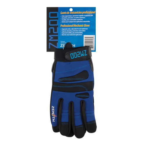 Gants pour m&eacute;canicien ZM200, Paume Synth&eacute;tique, Taille Grand Planification Entrepots Molloy
