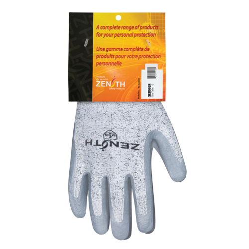 Gants &eacute;lastiques sans coutures r&eacute;sistants &agrave; la coupe, Taille 10, Calibre 13, Rev&ecirc;tement Nitrile, Enveloppe en PEHP, EN 388 niveau 3 Planification Entrepots Molloy
