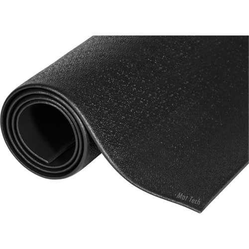 Tapis Comfort-King, Lisse, 3' x 4' x 3/8", Noir, &eacute;ponge Planification Entrepots Molloy