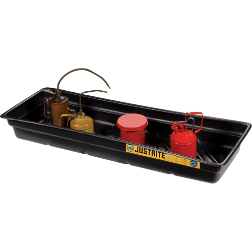EcoPolyBlend Spill Tray, 46" L x 16" W x 5.5" H, 12 gal. Spill Capacity Planification Entrepots Molloy