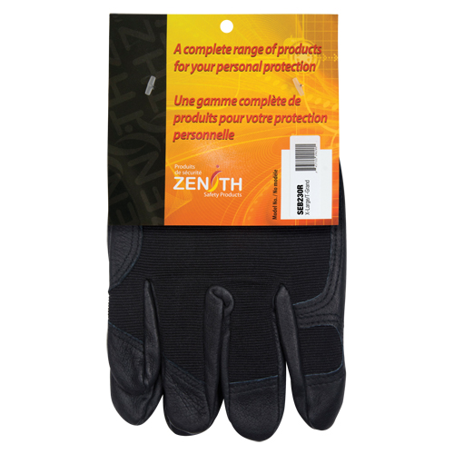 Gants pour m&eacute;canicien ZM300, Paume Cuir fleur, Taille T-Grand Planification Entrepots Molloy