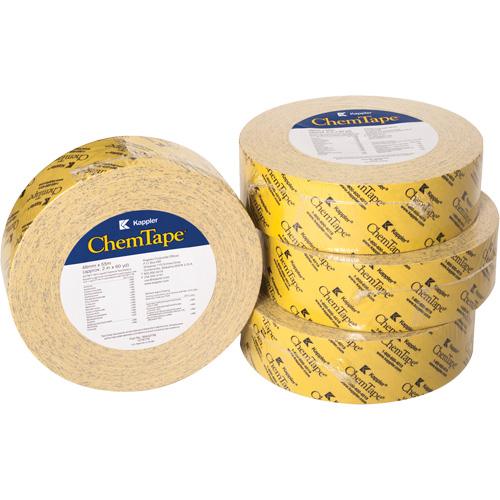 Ruban r&eacute;sistant aux produits chimiques ChemTape, 50,8 mm (2") x 50 m (164'), Jaune Planification Entrepots Molloy