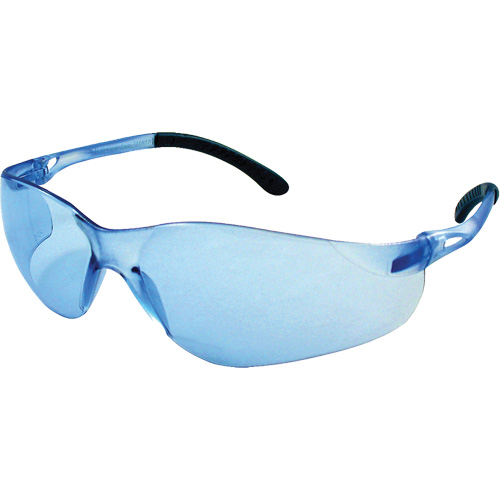 Lunettes de s&eacute;curit&eacute; Sentec &agrave; embouts caoutchout&eacute;s, Lentille Bleu, Anti-&eacute;gratignures, ANSI Z87+/R&eacute;pond ou surpasse la norme CSA Z94.3 Planification Entrepots Molloy